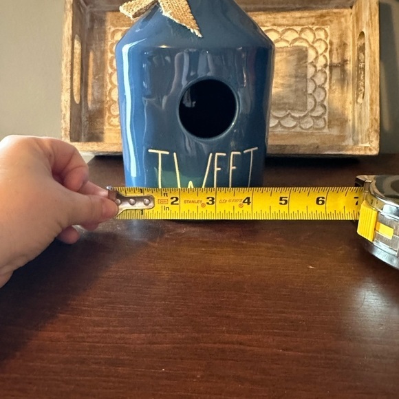 Rae Dunn New Blue Birdhouse “Tweet” by Magenta. - Picture 5 of 7